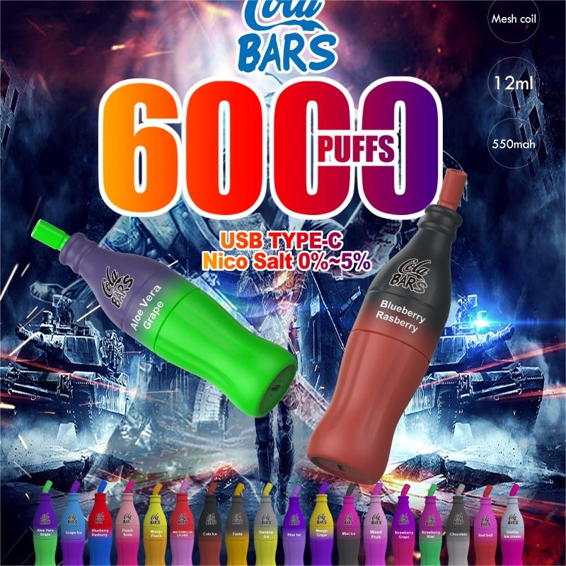 Cola Bars 6000 Puffs Disposable Vape Device